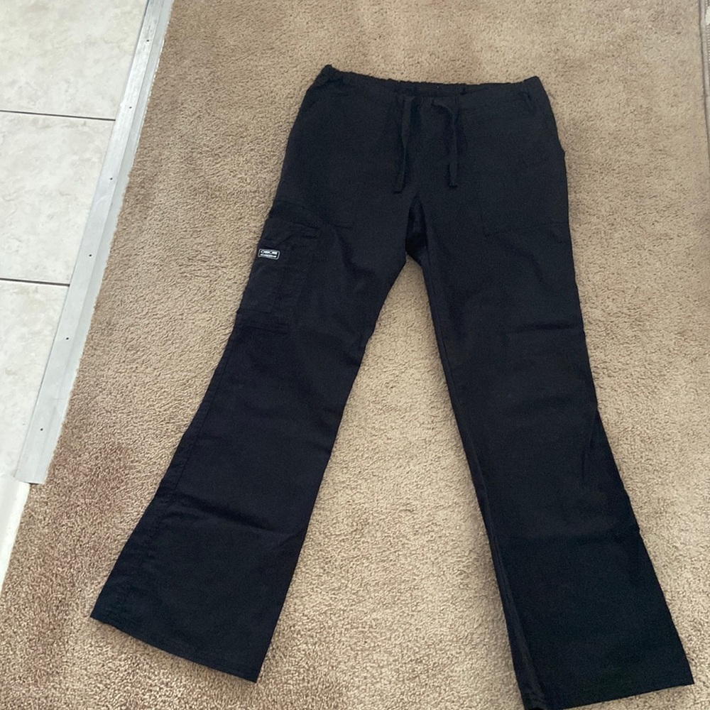 SCRUBS- Black Pants Size S-Cherokee